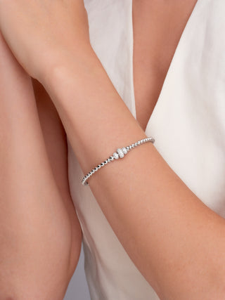 Simulated Diamond Cuff Bracelet