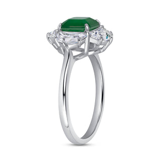 2 Ct Asscher Cut Lab Grown Diamond Ring