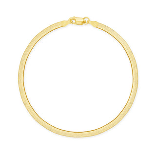 Gold Herringbone Bracelet