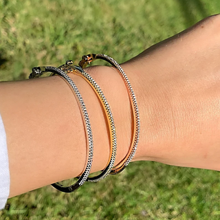 Skinny Diamond Bangle Bracelet