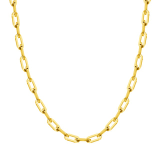 Sterling Silver Paperclip Chain Necklace