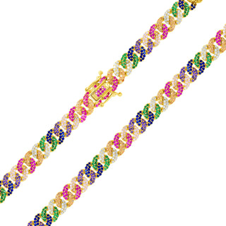 Hollywood 10mm Miami Cuban Link Chain Necklace