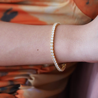 3mm Thick Classic Tennis Bracelet