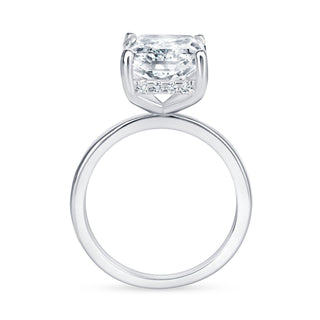 The Katelyn: 5CT Elongated Radiant Cut Diamond in 14K Gold