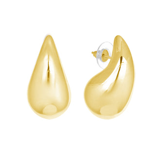 14K Gold Filled Chunky Teardrop Earrings