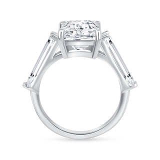The Caroline: 5CT Emerald Cut Diamond in 14K Gold