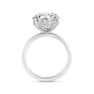 The Harper: 5CT Round Cut Diamond in 14K Gold