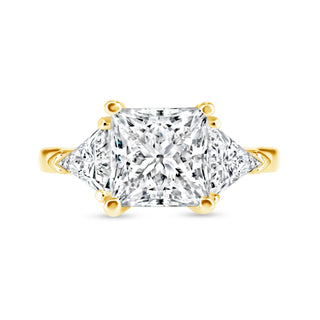 The Savannah: 3CT Princess Cut Diamond in 14K Gold