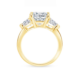 The Savannah: 3CT Princess Cut Diamond in 14K Gold
