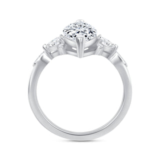 The Avery: 2.5CT Marquise Cut Diamond in 14K Gold