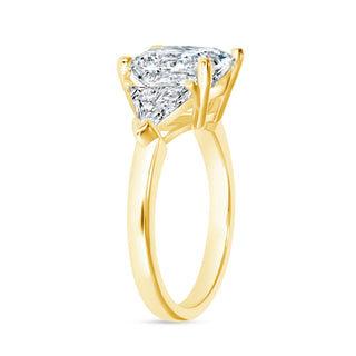 The Savannah: 3CT Princess Cut Diamond in 14K Gold
