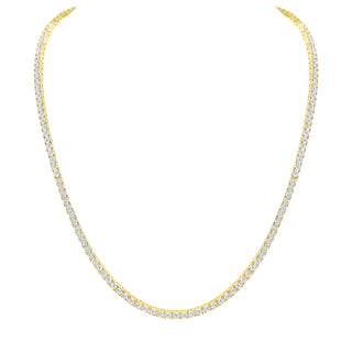 2.5mm Thick Cz Tennis Necklace