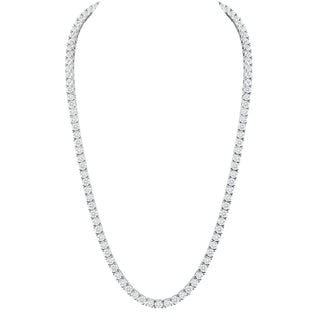 2.5mm Thick Cz Tennis Necklace