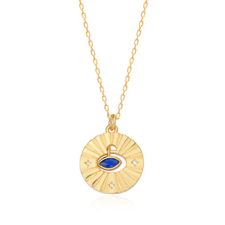 Imperial Disc Dangly Marquise Cut Evil Eye