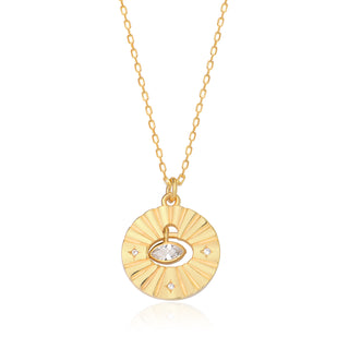 Imperial Disc Dangly Marquise Cut Evil Eye