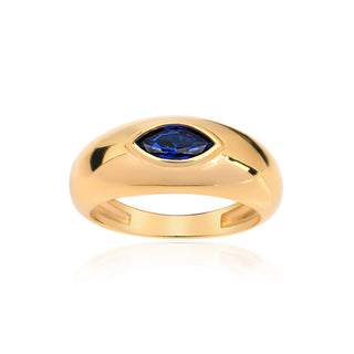 Dome Ring in 14K Gold Vermeil