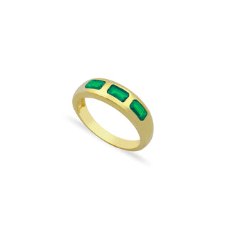 3 Stone Baguette Ring