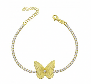 Butterfly Tennis Bracelet