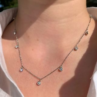 Tiny Diamond Necklace